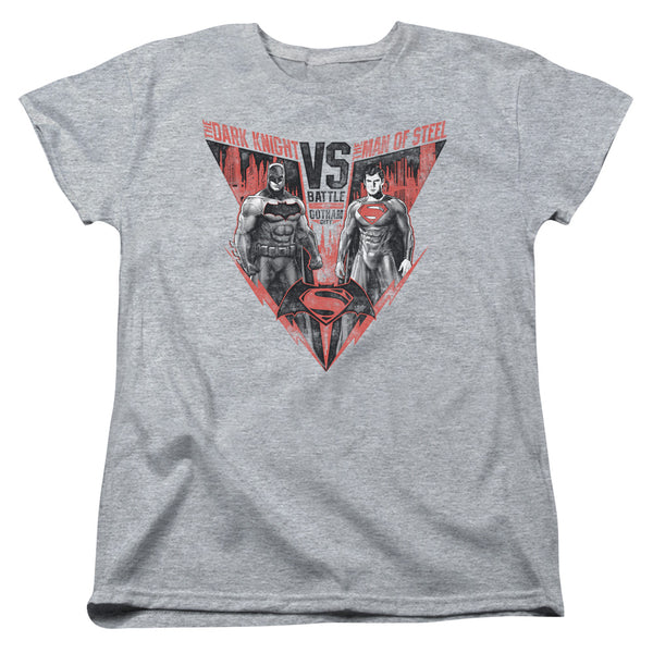 Batman V Superman - Batlle For Gotham Women's Short Sleeve