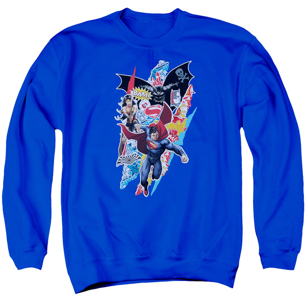 Batman V Superman - Ripped Trio Adult Crewneck Sweatshirt