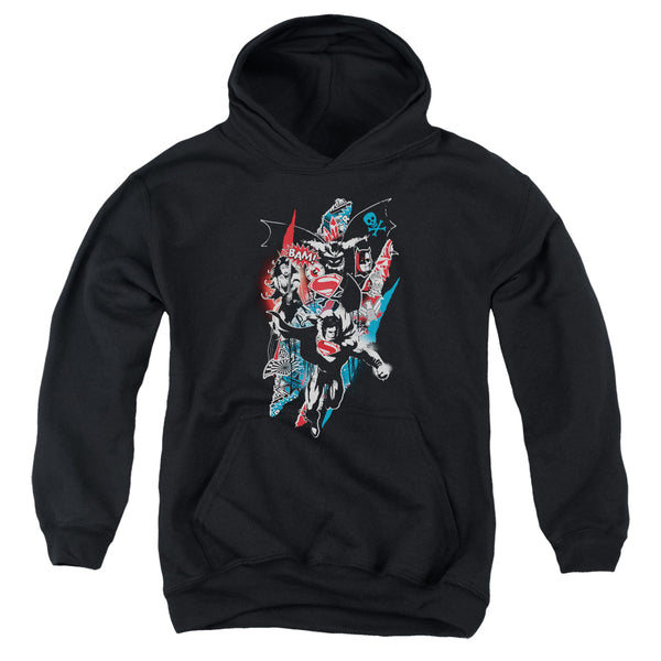 Batman V Superman - Ripped Trio 2 Youth Hooded Sweatshirt