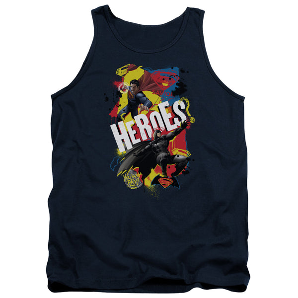 Batman V Superman - Double Hero Adult Tank Top