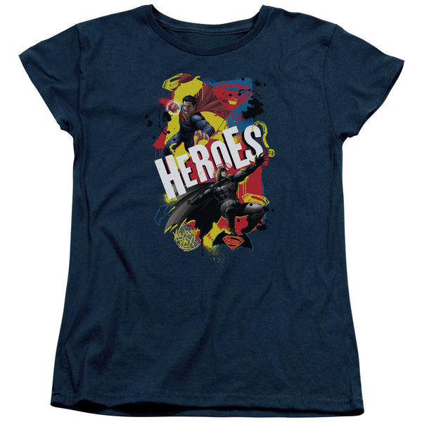 Batman V Superman - Double Hero Women's Short Sleeve