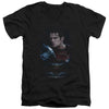 Batman V Superman - Super Angry Adult Slim Fit V Neck Cotton