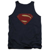 Batman V Superman - Superman Costume Shield Adult Tank Top