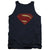Batman V Superman - Superman Costume Shield Adult Tank Top