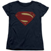 Batman V Superman - Superman Costume Shield Women's Short Sleeve