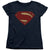 Batman V Superman - Superman Costume Shield Women's Short Sleeve