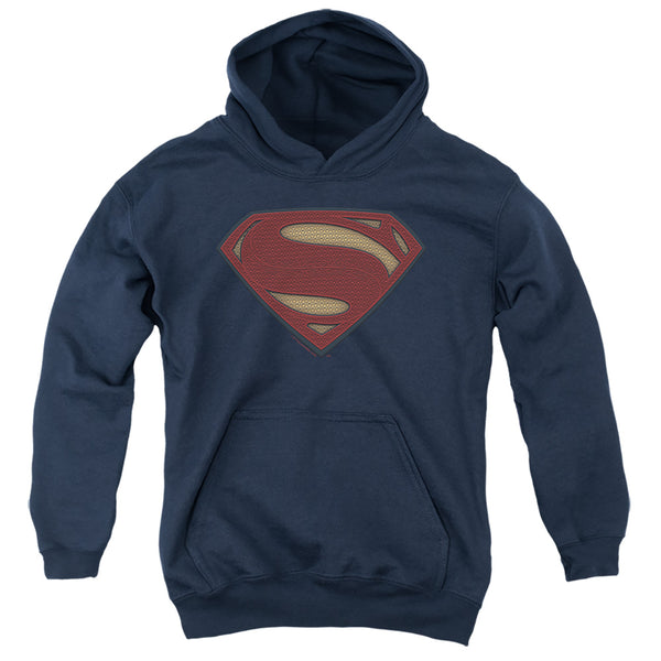 Batman V Superman - Superman Costume Shield Youth Hooded Sweatshirt