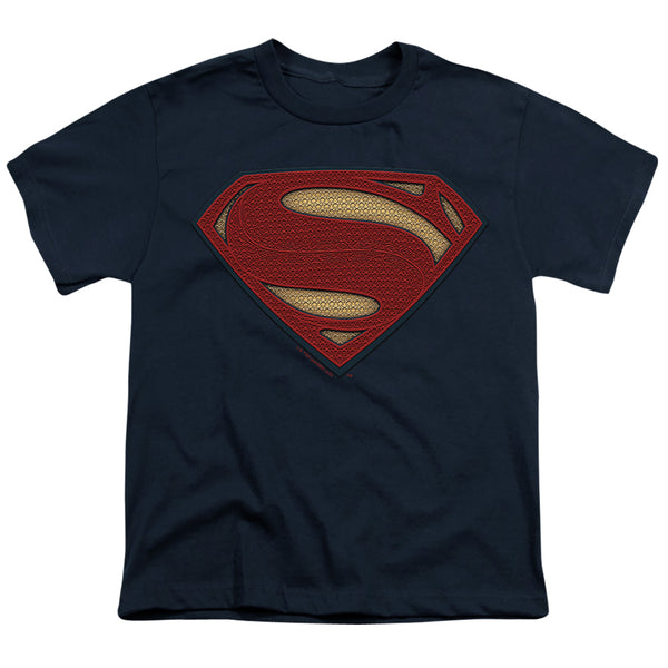 Batman V Superman - Superman Costume Shield Youth Short Sleeve