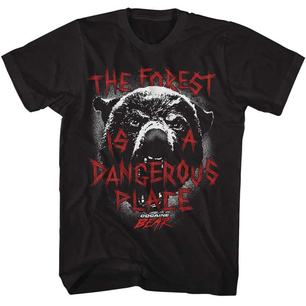 Cocaine Bear Dangerous Place- S/S Tshirt