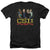 CSI Miami - The Cast In Black Adult Regular Fit Heather Short Sleeve