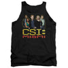 CSI Miami - The Cast In Black Adult Tank Top
