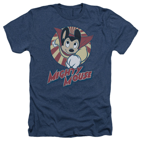 Mighty Mouse - The One The Only Adult Regular Fit Heather Short Sleeve
