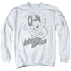 Mighty Mouse - Mighty Sketch Adult Crewneck Sweatshirt