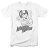 Mighty Mouse - Mighty Sketch Adult Regular Fit Short Sleeve