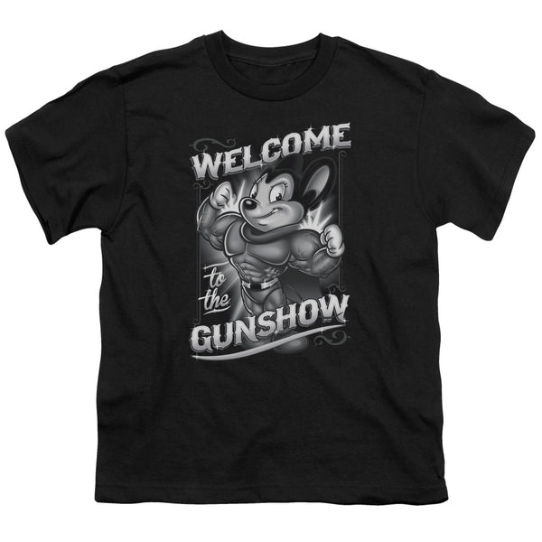 Mighty Mouse - Mighty Gunshow Youth Short Sleeve