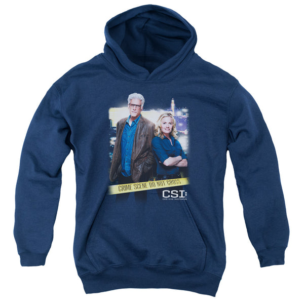 CSI - Do Not Cross Youth Hooded Sweatshirt