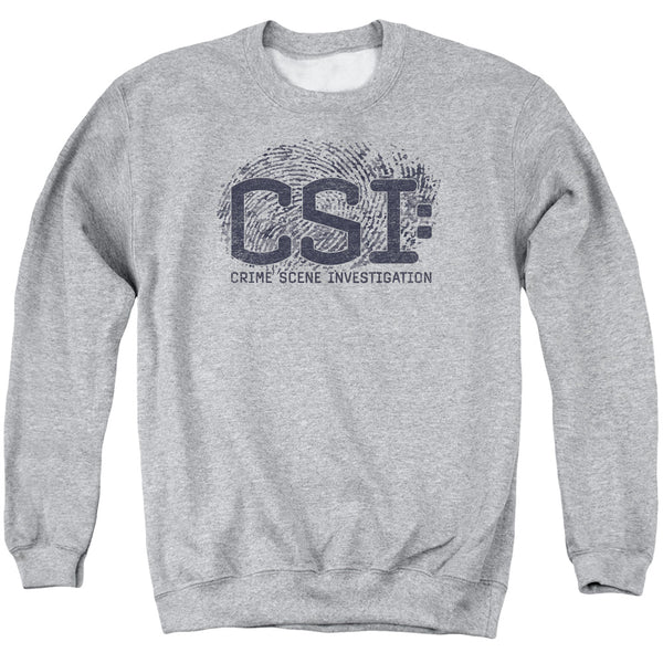 CSI - Distressed Logo Adult Crewneck Sweatshirt