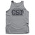 CSI - Distressed Logo Adult Tank Top