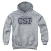 CSI - Distressed Logo Youth Hooded Sweatshirt