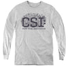 CSI - Distressed Logo L - S Youth