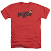 Mighty Mouse - Might Logo Adult Regular Fit Heather Short Sleeve