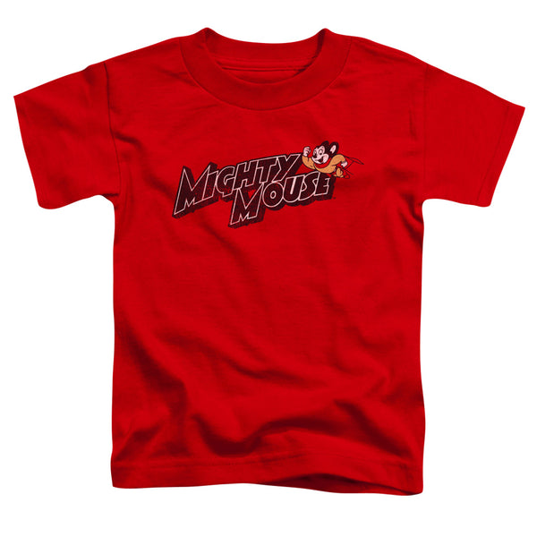 Mighty Mouse - Might Logo Toddler Short Sleeve