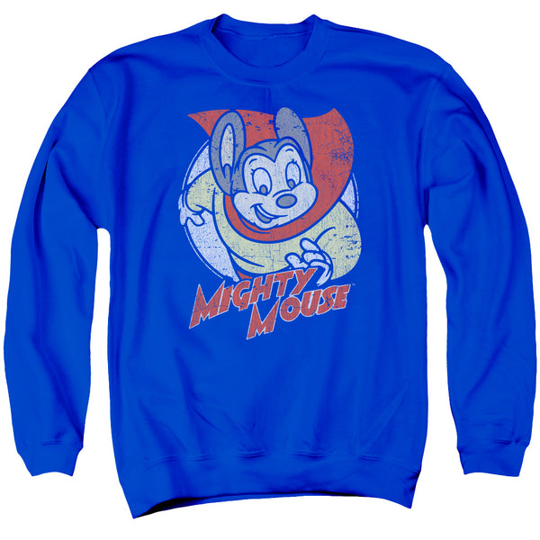 Mighty Mouse - Mighty Circle Adult Crewneck Sweatshirt