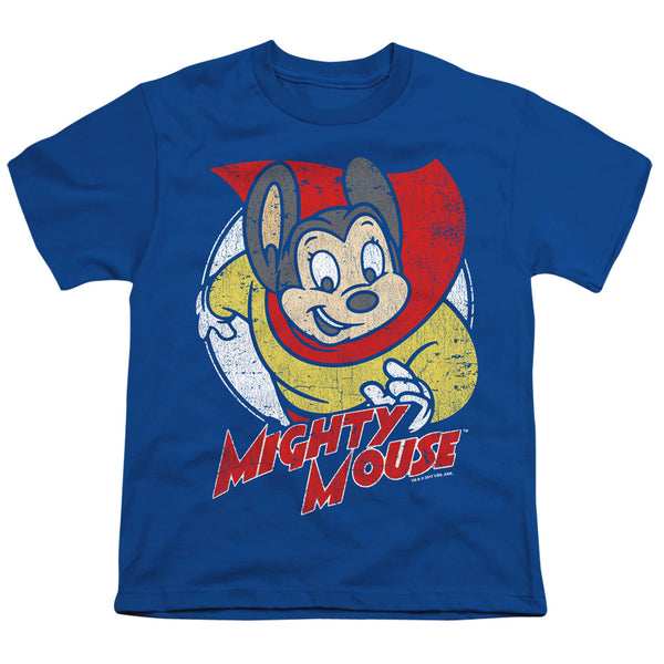Mighty Mouse - Mighty Circle Youth Short Sleeve