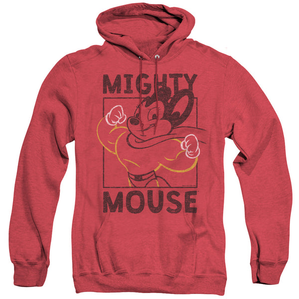 Mighy Mouse - Break The Box Adult Heather Hoodie