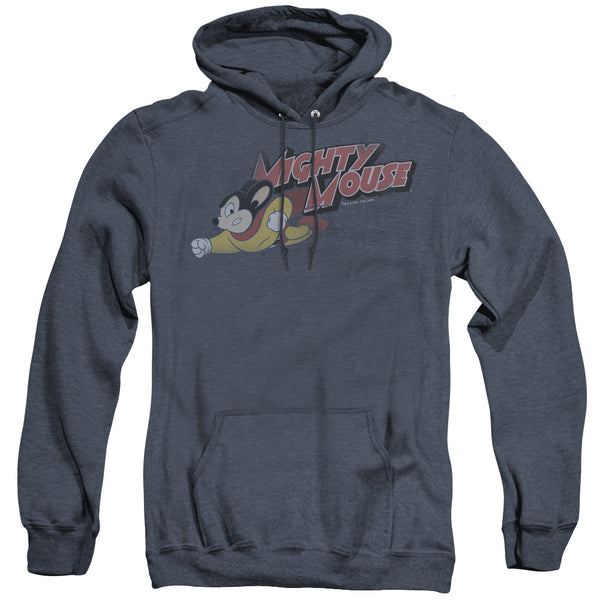 Mighty Mouse - Mighty Retro Adult Heather Hoodie