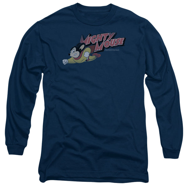 Mighty Mouse - Mighty Retro Adult Long Sleeve