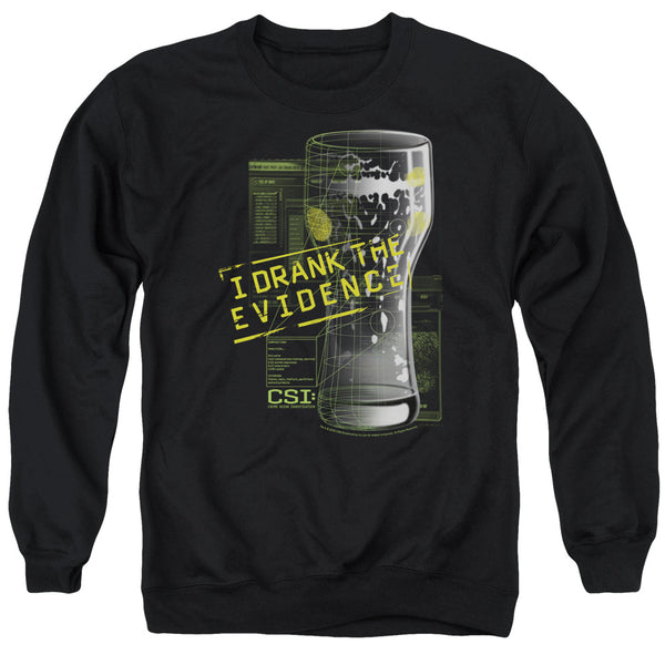 CSI - I Drank The Evidence Adult Crewneck Sweatshirt