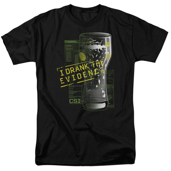 CSI - I Drank The Evidence Adult Regular Fit Short Sleeve