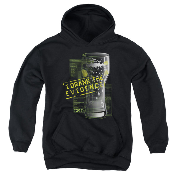 CSI - I Drank The Evidence Youth Hooded Sweatshirt