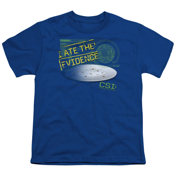 CSI - I Ate The Evidence Youth Short Sleeve