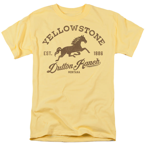 Yellowstone - Dutton Ranch Horse Adult Regular Fit Short Sleeve