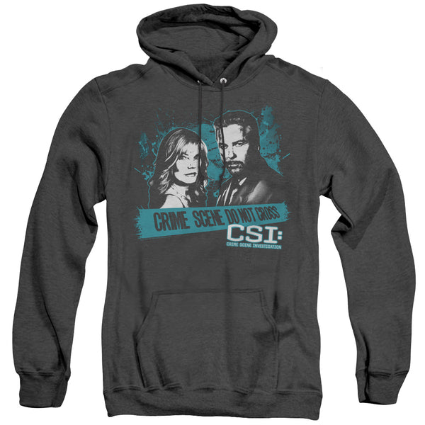 CSI - Cross The Line Adult Heather Hoodie