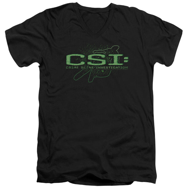 CSI - Sketchy Shadow Adult Slim Fit V Neck Cotton