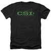 CSI - Sketchy Shadow Adult Regular Fit Heather Short Sleeve
