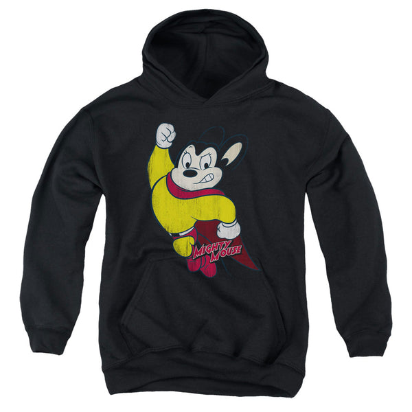 Mighty Mouse - Classic Hero Youth Hooded Sweatshirt