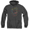 Mighty Mouse - Neon Hero Adult Heather Hoodie