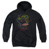 Mighty Mouse - Neon Hero Youth Hooded Sweatshirt