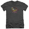Mighty Mouse - Mighty Circle Adult Slim Fit V Neck Cotton