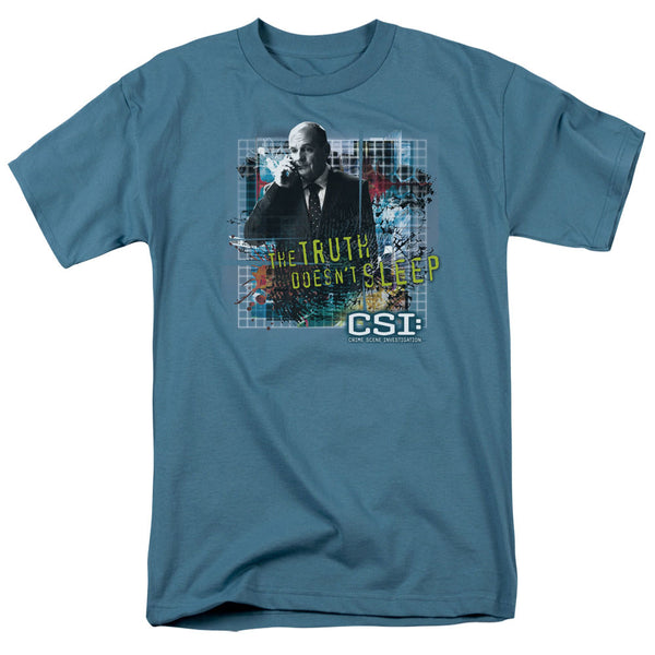CSI - Truth Doesnt Sleep Adult Regular Fit Short Sleeve