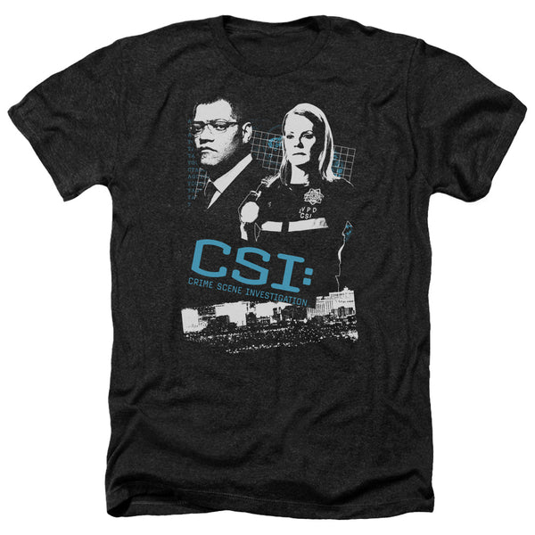 CSI - Investigate This Adult Regular Fit Heather Short Sleeve