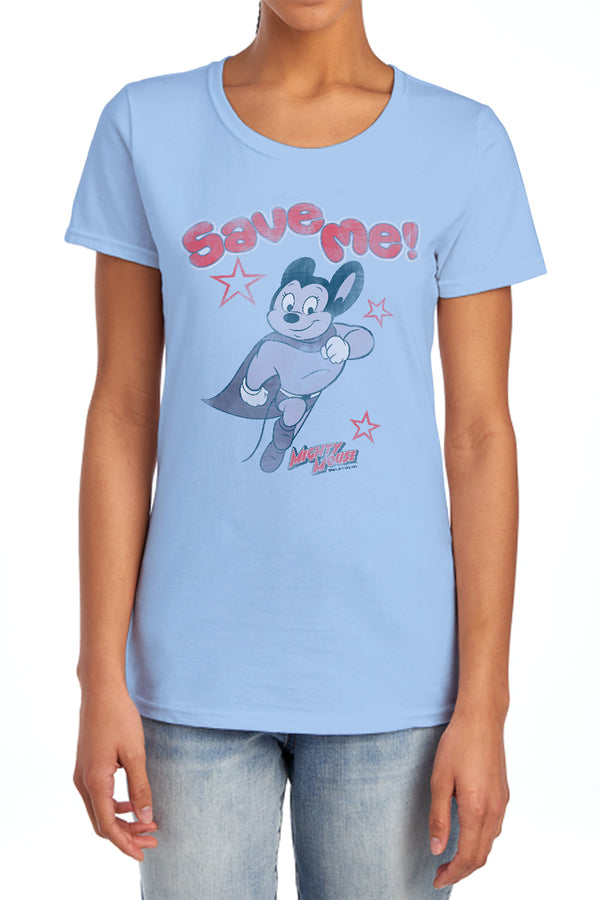 Mighty Mouse - Save Me Women's Short Sleeve