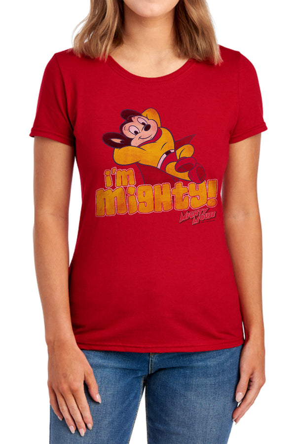 Mighty Mouse - Im Mighty Women's Short Sleeve