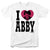 NCIS - I Heart Abby Adult Regular Fit Short Sleeve
