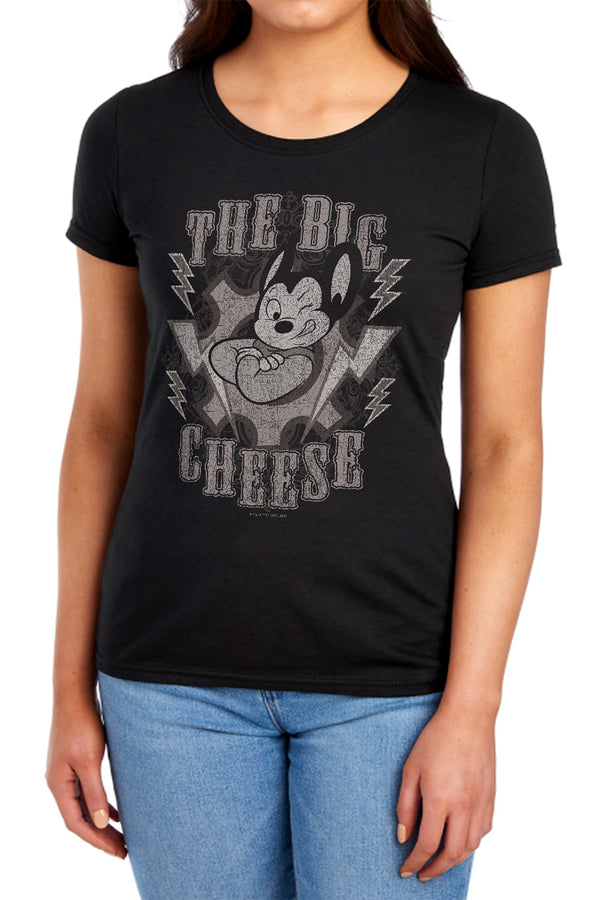 Mighty Mouse - The Big Cheese Women's Short Sleeve
