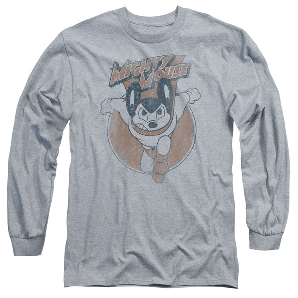 Mighty Mouse - Flying With Purpose Adult Long Sleeve